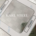 Folha de Kem005 gravada cor de prata de aço inoxidável 201